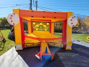 Tee Ball Inflatable Game Front