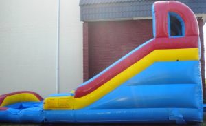 slide with pool from side