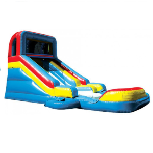 slide with pool inflatable